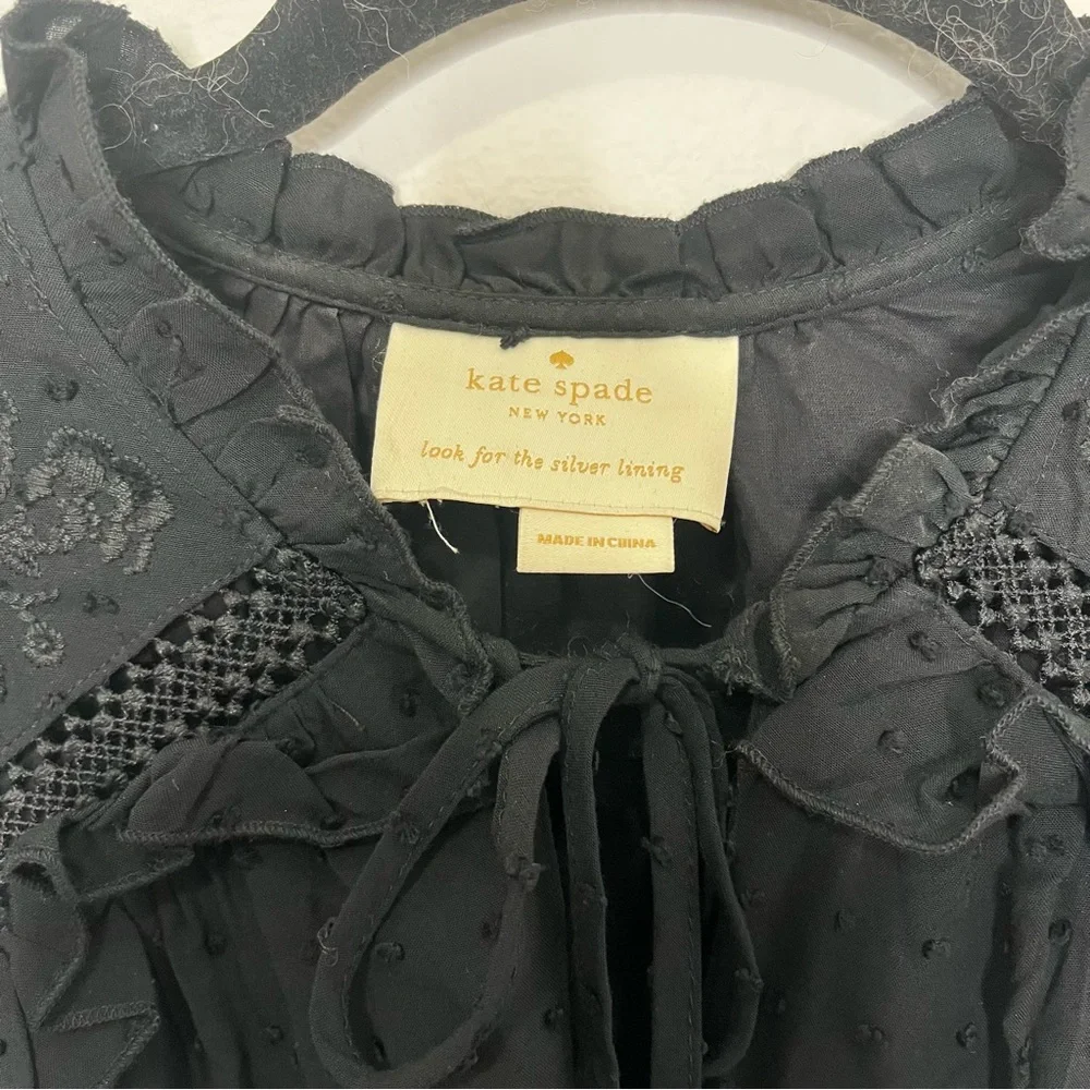 Kate spade size 0 sleeveless black summer/spring feminine dress